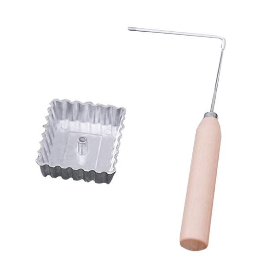 2 шт., розетка Timbale Maker, надежная противоизносная однотонная привлекательная противоожоговая ручка, форма для жарки для ресторана