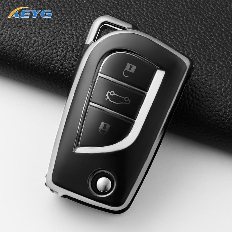 Чехол-оболочка для корпуса брелока автомобиля для Toyota Auris Corolla Avensis Verso Yaris Aygo Scion Tc Im Camry Rav4 Аксессуары