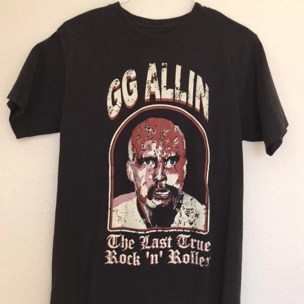 Рождественская футболка GG Allin футболка Черная Унисекс Все размеры E291