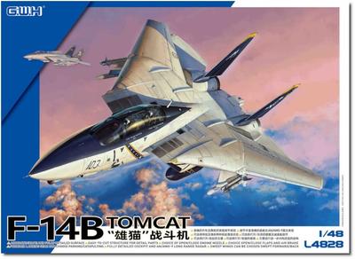 Great Wall Hobby масштабный истребитель ВМС США пластиковая модель L4828 1/48 F-14B палубный