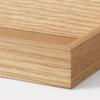 MUJI Furniture 44cm Wide x 10cm Deep x 8cm Oak 12939696 Wall-Mounted Tray, High, Veneer,