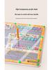Магнитный лабиринт из букв: Подбор цветов и контроль ручки - головоломка для раннего развития