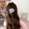 Candy Colors Stripe Hair Scrunchie Cream Striped Elastic Hair Bands  Hair Accessories