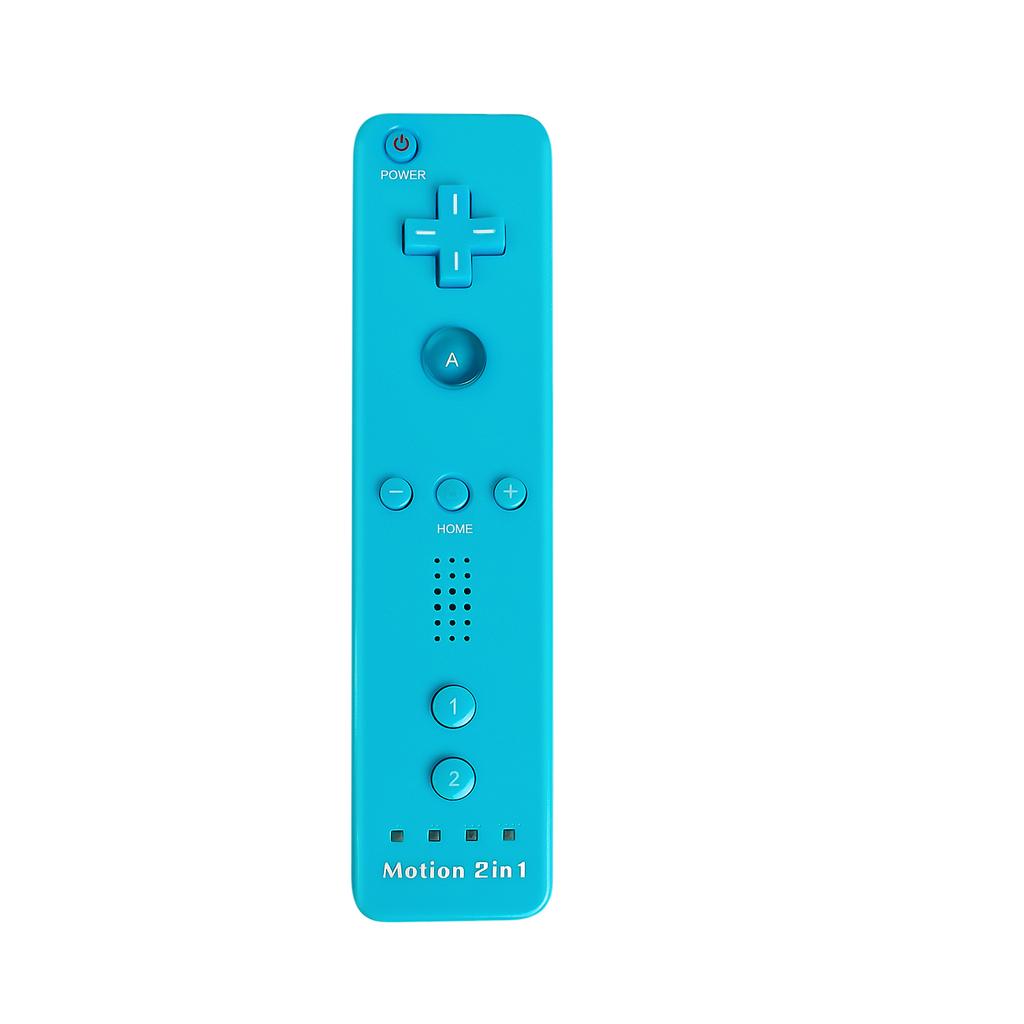 Набор из 2 контроллеров для Nintendo Wii 2-в-1 Опциональный Motion Plus Джойстик Беспроводной Пульт Геймпад с Силиконовым Чехлом Видеоигра