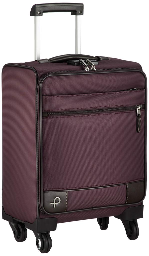 Suitcase Coin Locker Size S Size 1 Night 2 Days 24L Caster Stopper 10 Year Warranty Made in Japan Carry Case Carry Bag Solier 3TR 40 cm Purple Wine
