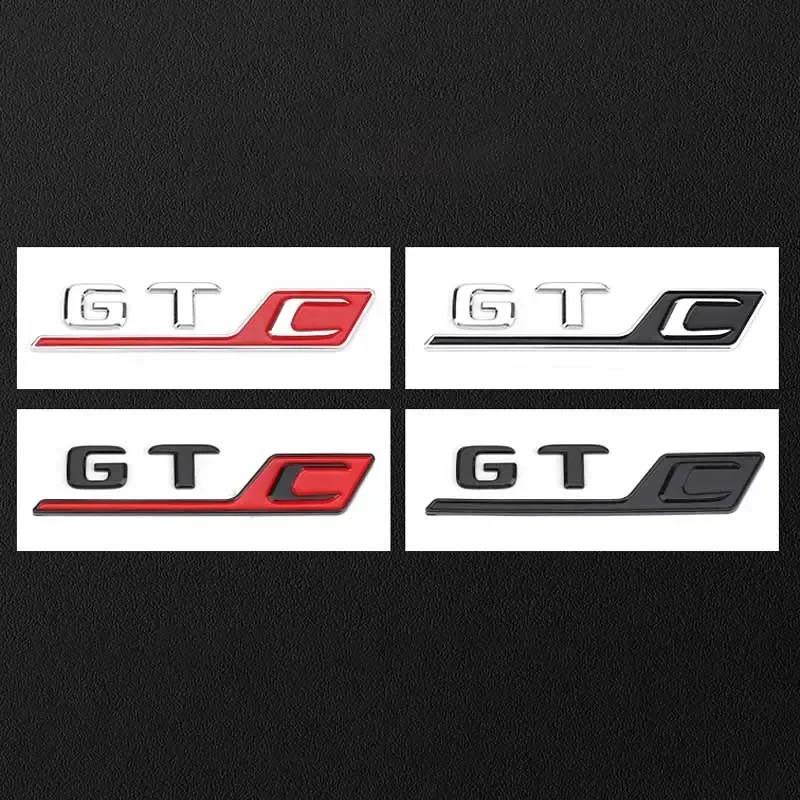 GTR GTS GTC 3D ABS Letter Rear Trunk Decal Emblem Badge Sticker For Mercedes Benz AMG GT R S C GT43 GT63 C190 Car Accessories