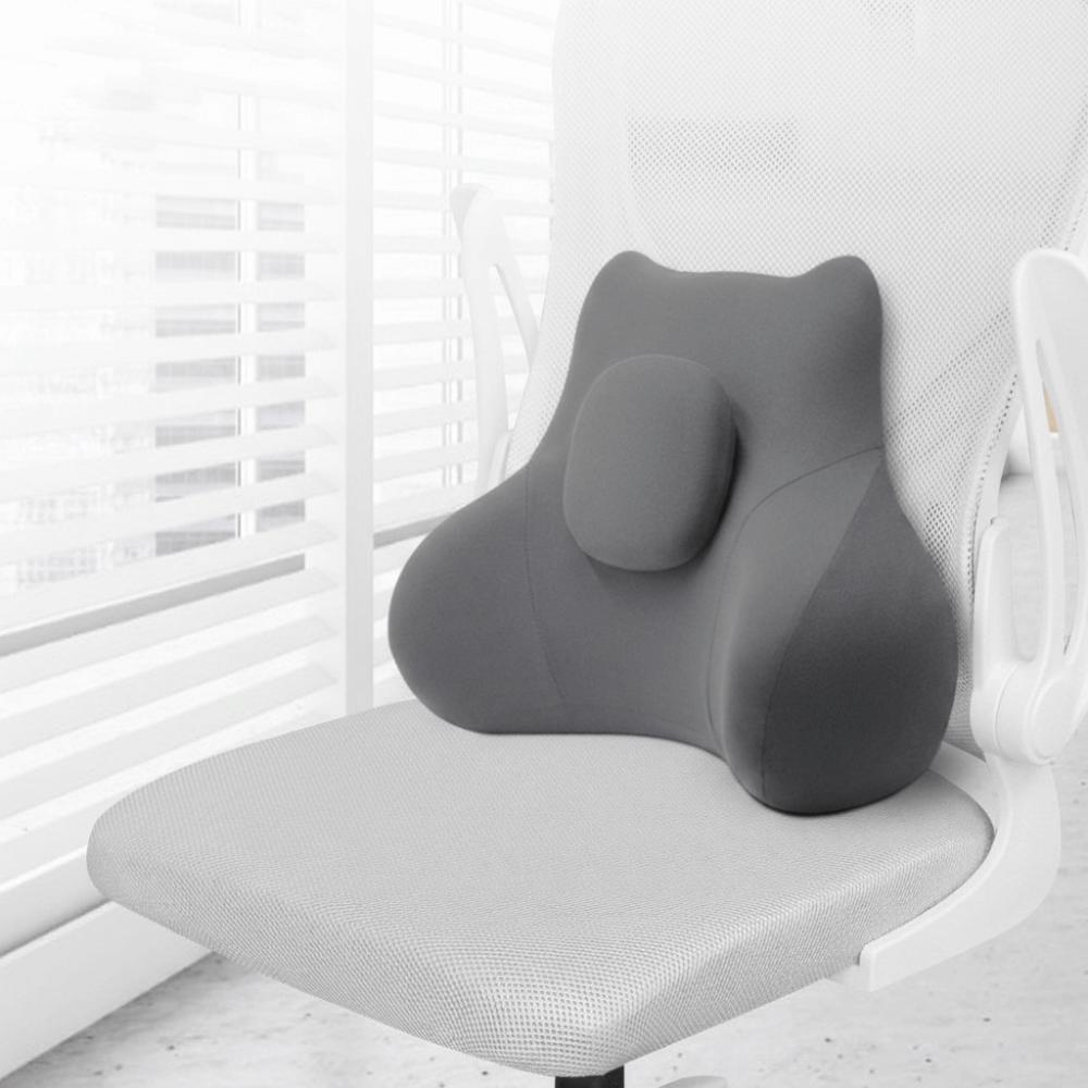 Rebound Lumbar Support Cushion Ergonomic Waist Pillow Comfortable Waist Rest Travel Backrest