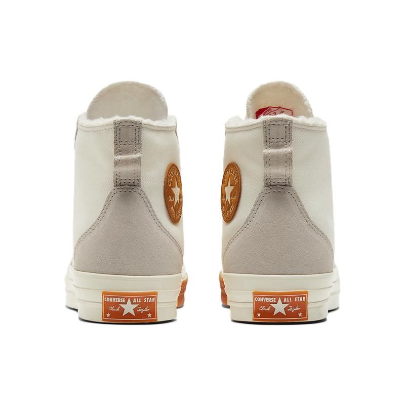 Converse Кроссовки унисекс Chuck 70 с высокой подкладкой и цветными блоками, винтажные белые резиновые кроссовки кремового цвета Pale-Putty Egret A04409C