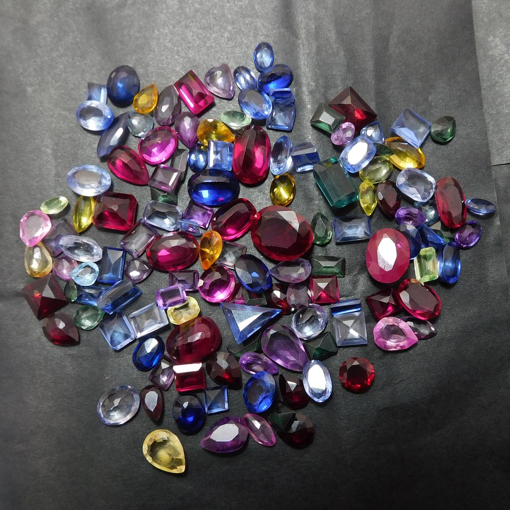 75.85 Ct Natural Mix Color Sapphire Lot Loose Gemstone Mix Shapes