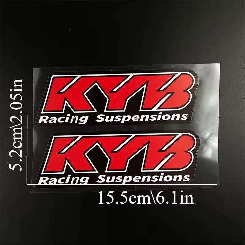 Декоративные наклейки на амортизаторы KYB для мотоциклов и скутеров