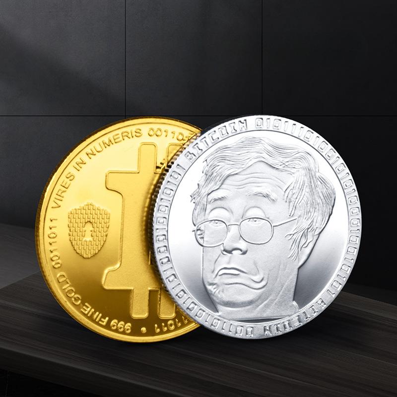 Bitcoin Virtual Coin Bitcoin Foreign Coin Customized Collection Commemorative Medal US Coin