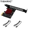 PCIe SATA карта расширения PCI-E 1X на 2-20 портов SATA3.0 Адаптер PCI E SATAIII Контроллер PCI Express Мультипликатор С SATA кабелями