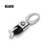 ARTO7 Car Sticker For BMW X1 X3 X5 X6 M3 M5 E90 Special 3D Metal Leather Braided Woven Rope Keychain Car Styling Pendant Accessories