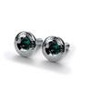 DAD Jewelry номерной знак эмблема II изумруд (2 куска) SB183-08