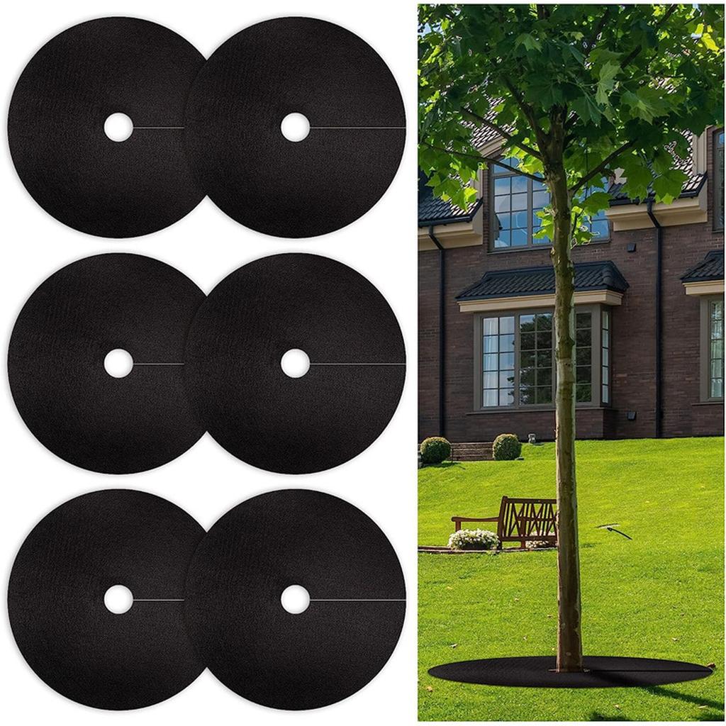 Барьерный мат для корней деревьев, многоразовые мульчирующие кольца для деревьев для контроля корней