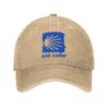 Camino de Santiago Pilgrim Way of St James Baseball Cap Classic Distressed Denim Washed Snapback Unisex Travel Adjustable Hats