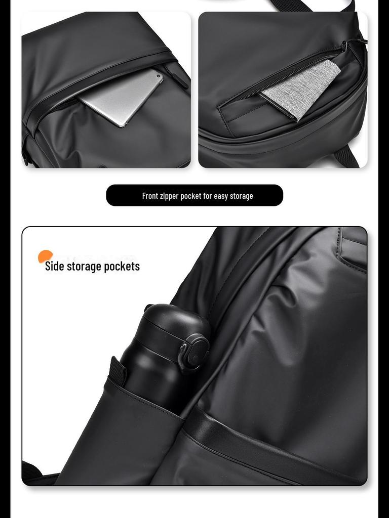 Stylish Large Capacity 15.6" Laptop Backpack - Trendy, Simple, Leisure Commuter Design