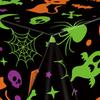 Halloween Tablecloth Spooky Ghost Printed Plastic Tablecloth Waterproof Indoor Outdoor