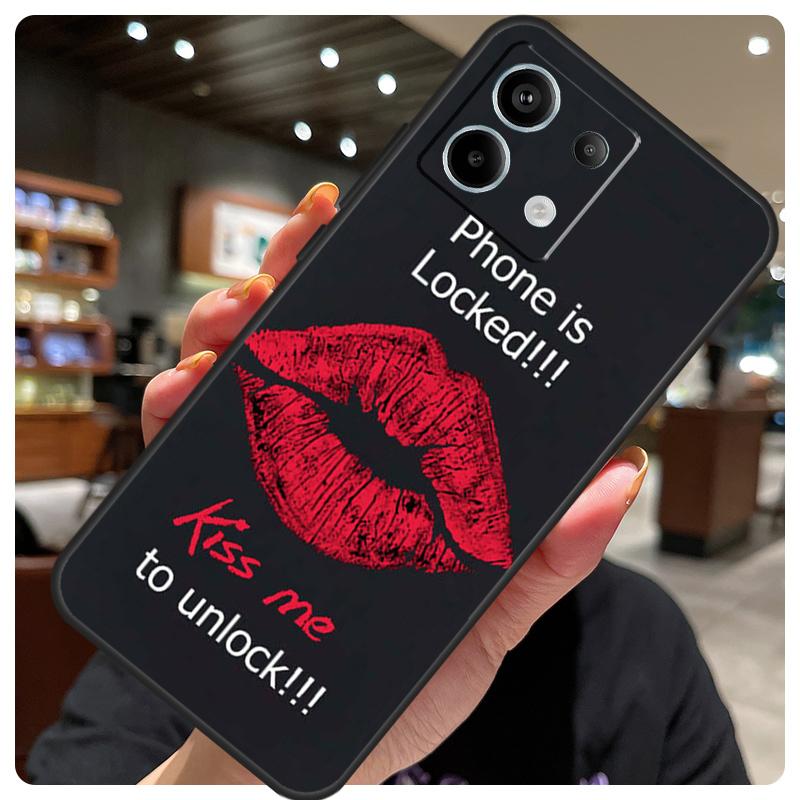 Сексуальные губы KISS Чехол Для Xiaomi Redmi Note 12 9 10 11 13 14 15 Pro Plus Чехол Для Redmi 13C 12C 10C 14C 15 C