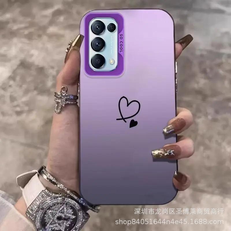 Применимо к чехлу Samsung серебристого цвета S24/S25ULTRA простой любви Чехол для мобильного телефона GalaxyS23/NOTE20