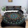 Mandala Duvet Cover Set King Queen Twin Full Size Moon Sun Eye Boho Chic Floral Polyester Quilt Cover for Kid Boys Bedding Set