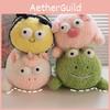 Adorable Plush Animal Dolls In Bee Frog Pig And Unicorn Designs For Kids Gifts