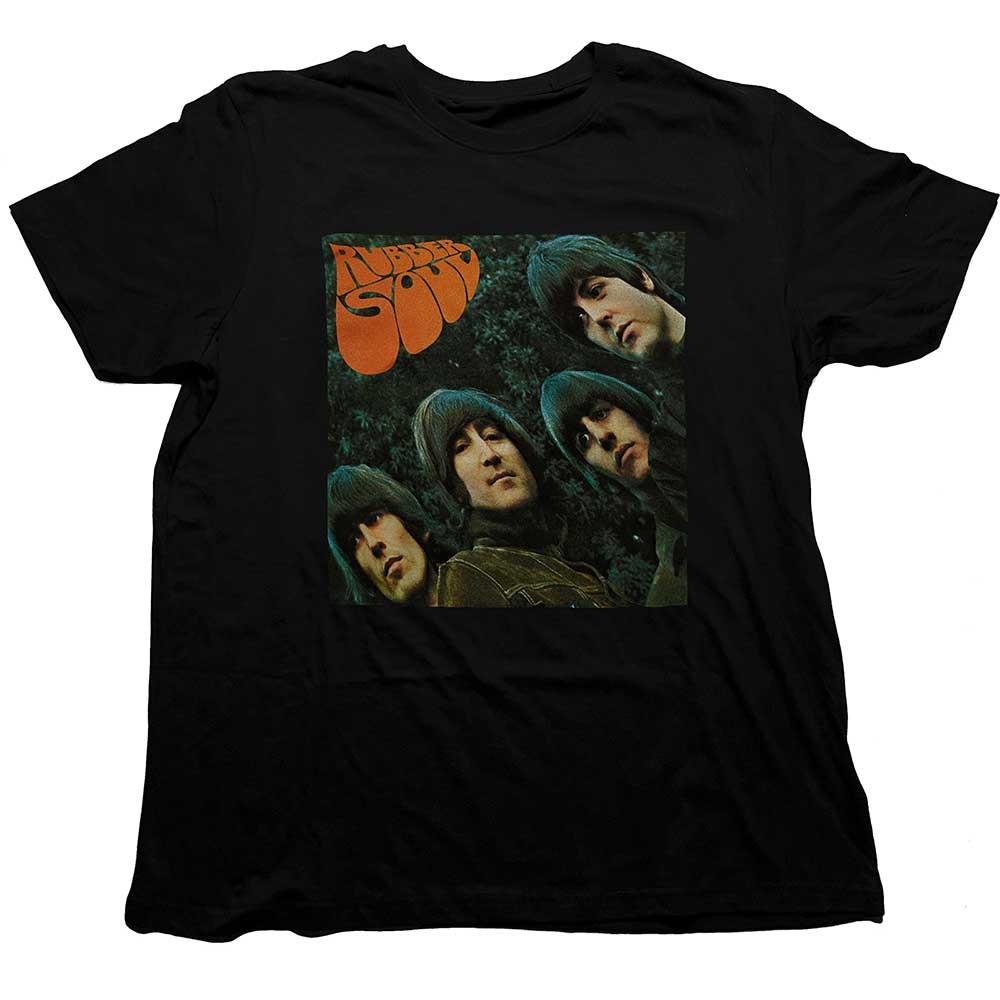 The Beatles Rubber Soul Album Cover Official Tee T-Shirt Mens Unisex