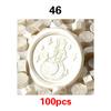100PCS51Colors Wax Bean Envelope Invitation Letter Stamp Sealing Wax Special Mud Sealing Wax