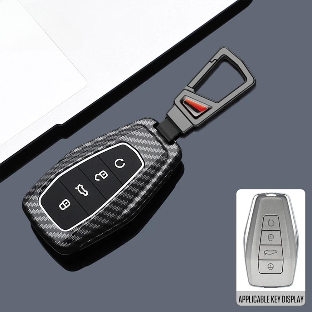 ABS Углеродное волокно Чехол для ключа автомобиля для Geely Coolray X6 X7 EX7 Emgrand Global Hawk GX7 Пульт Аксессуары