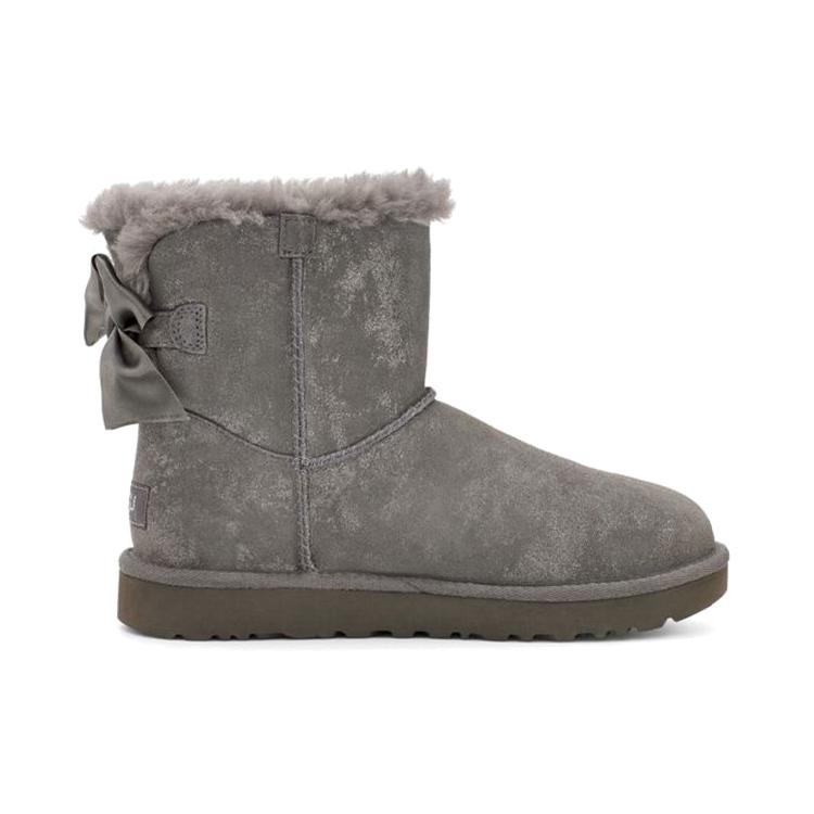 UGG Мини Бейли Боу Глиммер Угольный Женские 1125795-CHRC