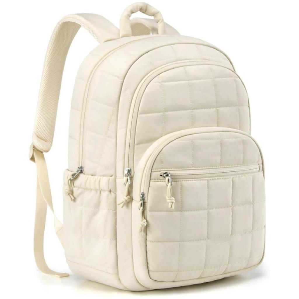 College Backpack Quilted Casual Daypack School Backpack for Teens Girls Women Students