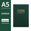 2025 A5 Утолщенный английский ежедневник-планировщик, календарь