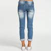Women Fashion Retro Washed Jeans Denim Pants