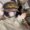 Американский стиль, ретро-надписи, винтажная кепка с утиным клювом, универсальная для пар, солнцезащитная шляпа, подходит для большой головы, для маленького лица, ковбойская бейсболка, женская.