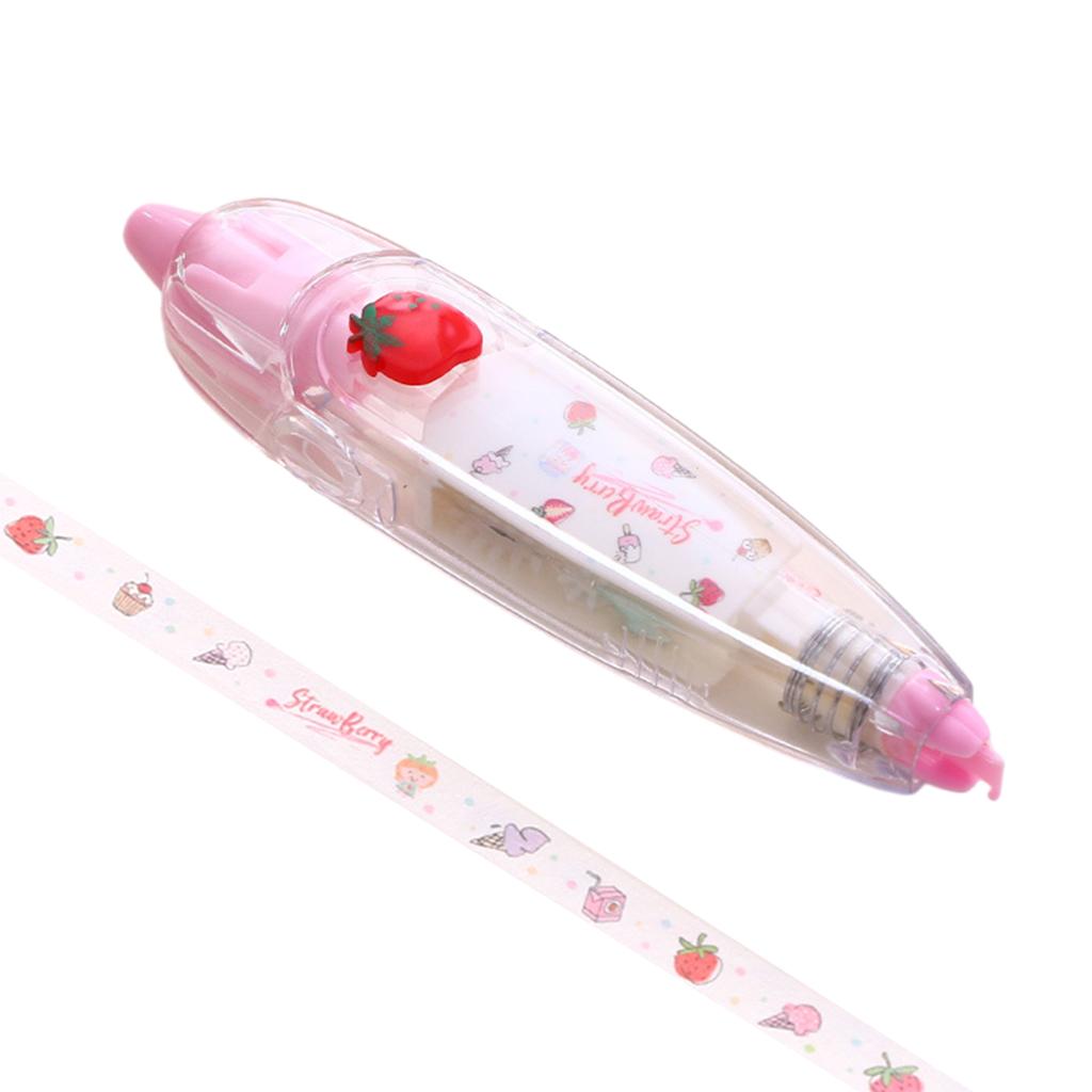 Каваии Корректирующая лента Кружево Блокнот Дневник Украшение Ручка Мультяшная Цветочная Наклейка Лента Ручка Смешные Детские Канцелярские товары для Детей