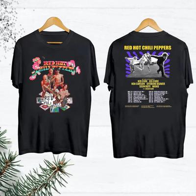 Футболка тура RHCP 2024, Футболка Red Hot Chili Peppers The Unlimited Love Tour 2024