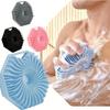 Silicone Polygonal Body Scrubber Bath Brush Portable Bath Massage Cleaning Brush Bath Tools.
