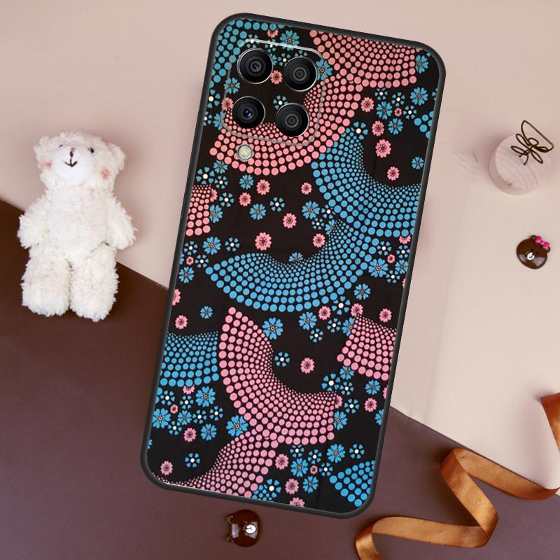 African Style Fabric Print Case For Samsung Galaxy M11 M31 M21 M53 M13 M32 M52 M15 M35 M55 M14 M34 M54 M06 M16 M36 M56