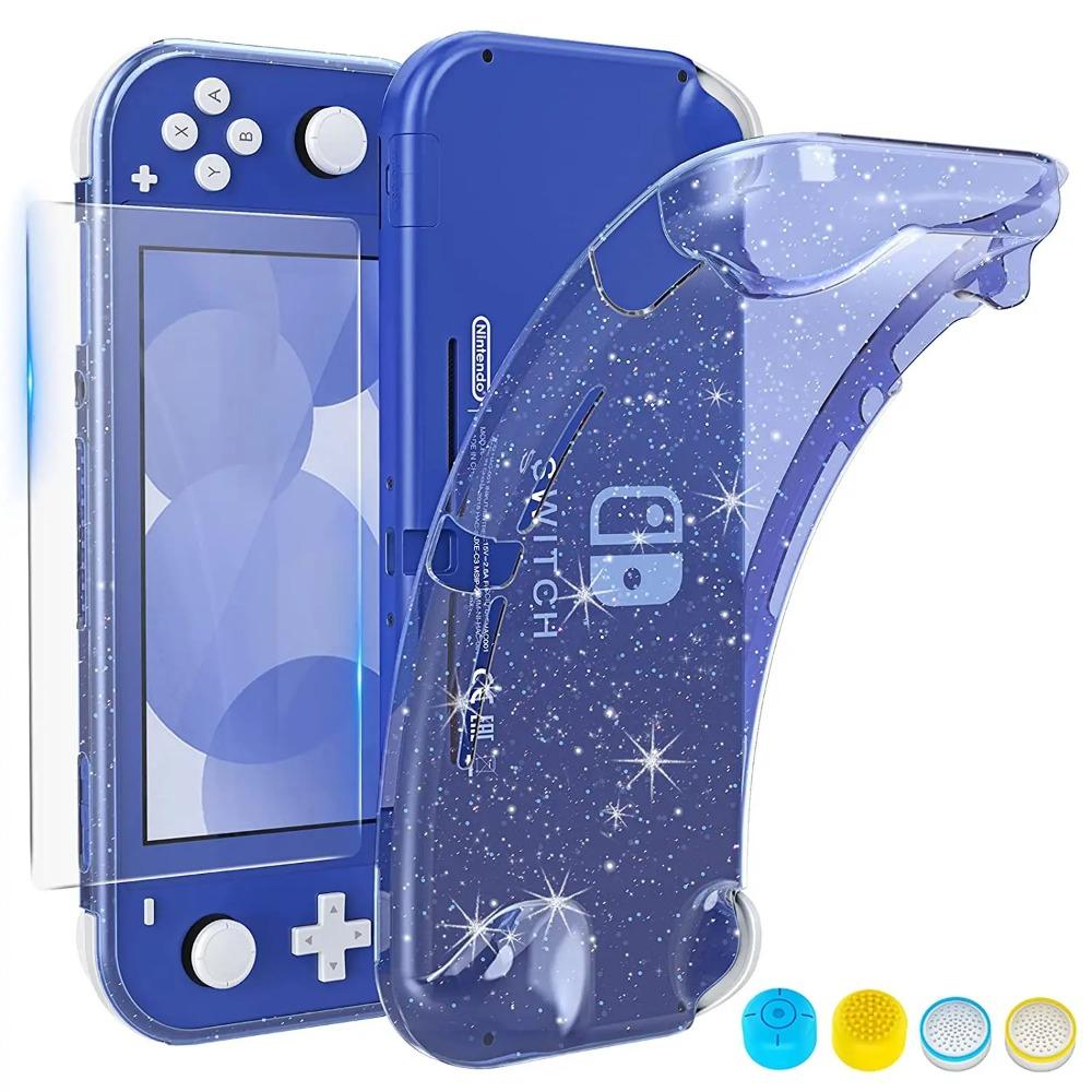Совместимость с колпачками клавиш Nintendo Switch Lite и защитной стеклянной пленкой TPU для Switch Lite с защитой от царапин и пыли
