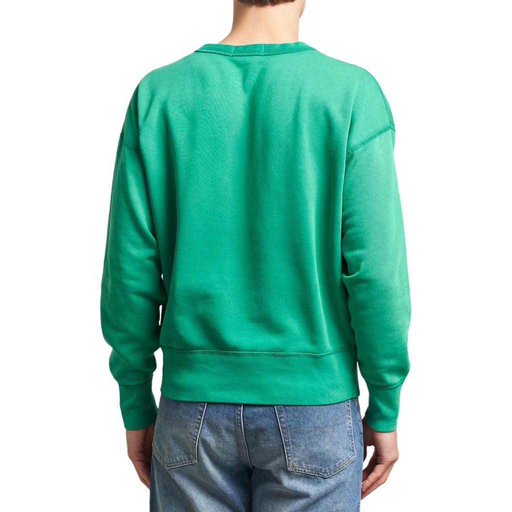 Polo Ralph Lauren Свитшот мужской с буквой, свободный крой, круглый вырез, длинный рукав, зеленый 710964980-001