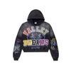 Y2K Camo Print Zip Up Hoodie Loose Fit Casual Sweatshirt Youth