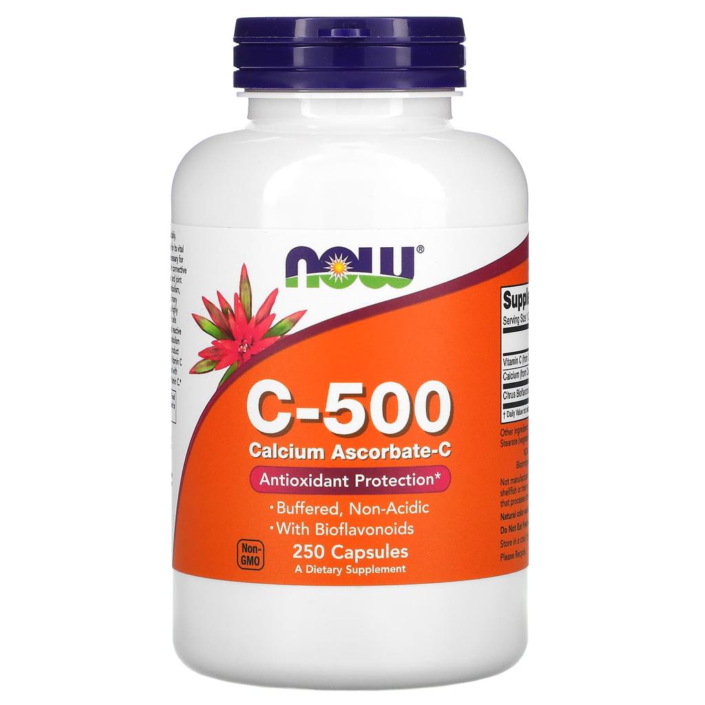 C-500, Аскорбат кальция-C, 250 капсул