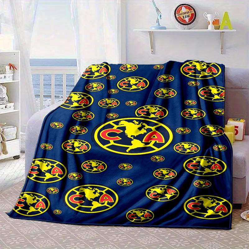 Club America Emblem Portable Blanket/Soft Blanket Bedding Blanket Suitable for Travel Camping Living Rooms Offices Sofas Fan Gifts
