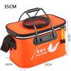 Foldable Wear-resistant Waterproof EVA Fishing Barrel Fishing Box Tools Box Optional Rechargeable Oxygen Pump 30cm/35cm/40cm/45cm/50cm Size Choices