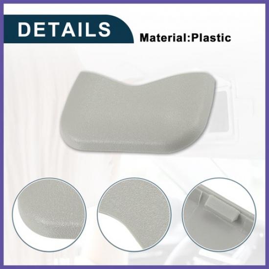 No.964201MA0A Makeup Mirror Cover Sun Visor Cap Clip for Nissan Grey 1Set