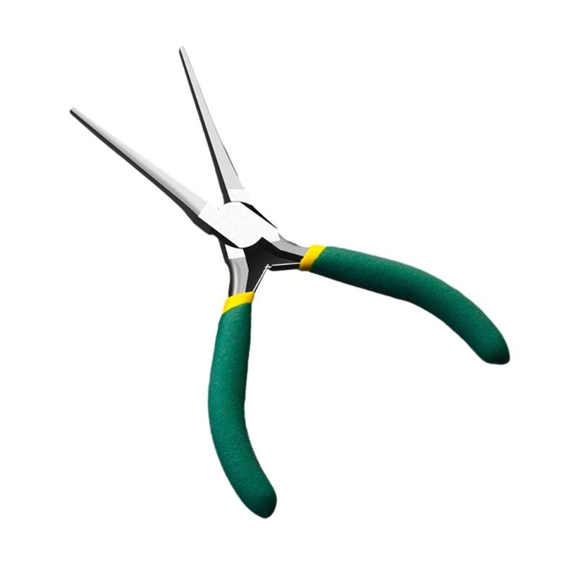 Мини-клещи, длинный нос, изогнутый нос, диагональные, торцевые, Linesmans, плоскогубцы с игольчатыми носами, 5-дюймовые плоскогубцы для изготовления ювелирных изделий