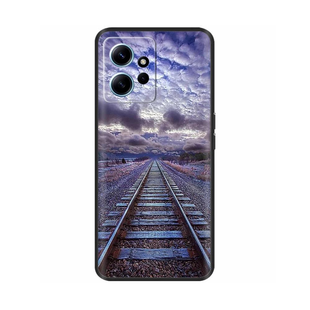 Для Xiaomi Redmi Note 12 4G Чехол Милый Расписной Цветок Задняя Крышка Полная Защита Мягкий ТПУ Кок Для Redmi Note 12 4G Чехлы для Телефона