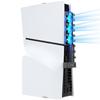 Для хоста PS5 Slim Бесшумный вентилятор охлаждения Быстрое охлаждение Интеллектуальное управление температурой Индукционный задний радиатор Аксессуары