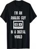 Unisex I'm An Analog Guy In A Digital World Retro Vintage Tech T-Shirt