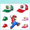 Мультяшная шляпа от солнца Super Mario Brothers для детей, дышащая, идеально подходит для всех сезонов